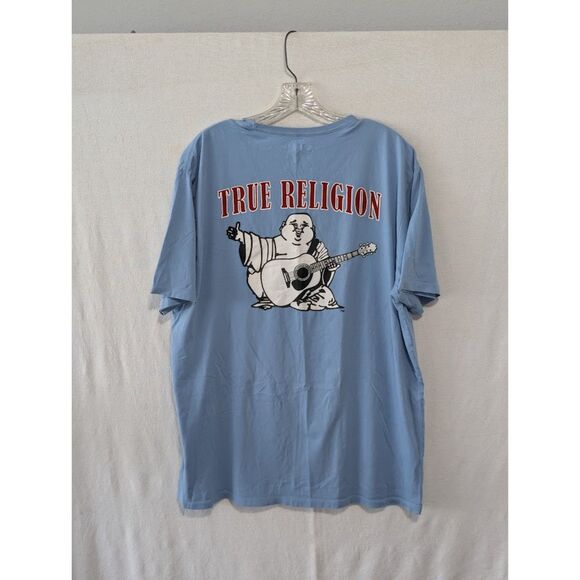 True Religion Buddha and Logo T-Shirts Bundle Men's Size 2XL/XXL - Picture 3 of 13